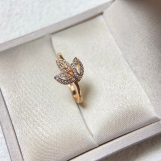 lily cluster diamond ring, small lily cluster diamond ring, small