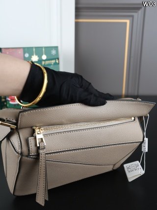 small puzzle edge bag in soft grained calfskin small puzzle edge bag in soft grained calfskin