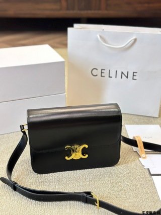 teen triomphe bag in shiny calfskin teen triomphe bag in shiny calfskin