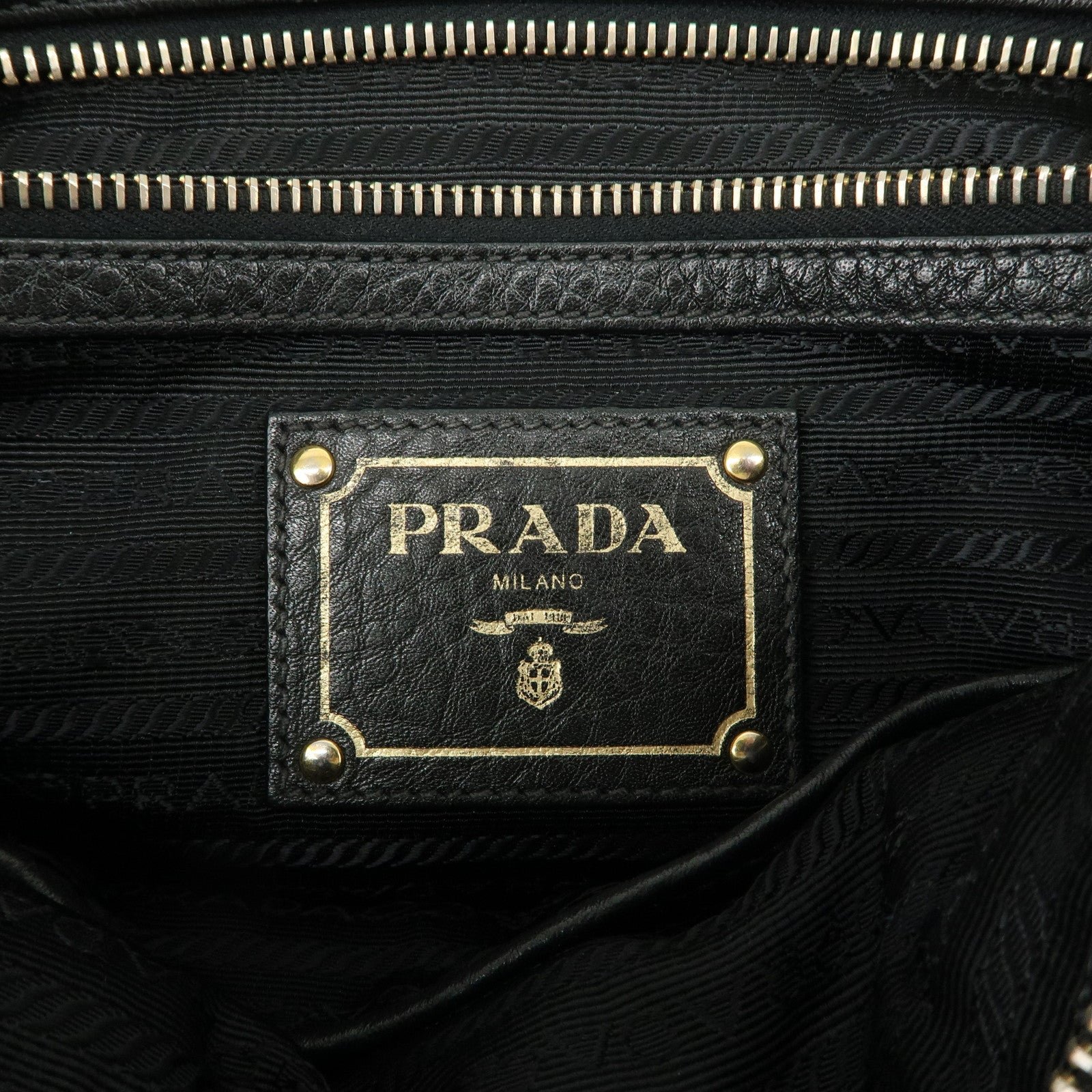 prada nylon leather 2way bag hand bag shoulder bag black bn2032 prada nylon leather 2way bag hand bag shoulder bag black bn2032