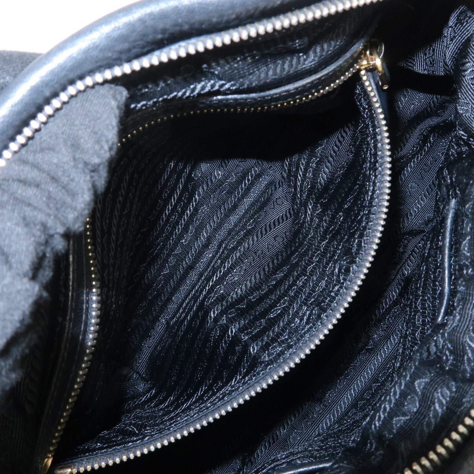 prada nylon leather 2way bag hand bag shoulder bag black bn2032 prada nylon leather 2way bag hand bag shoulder bag black bn2032