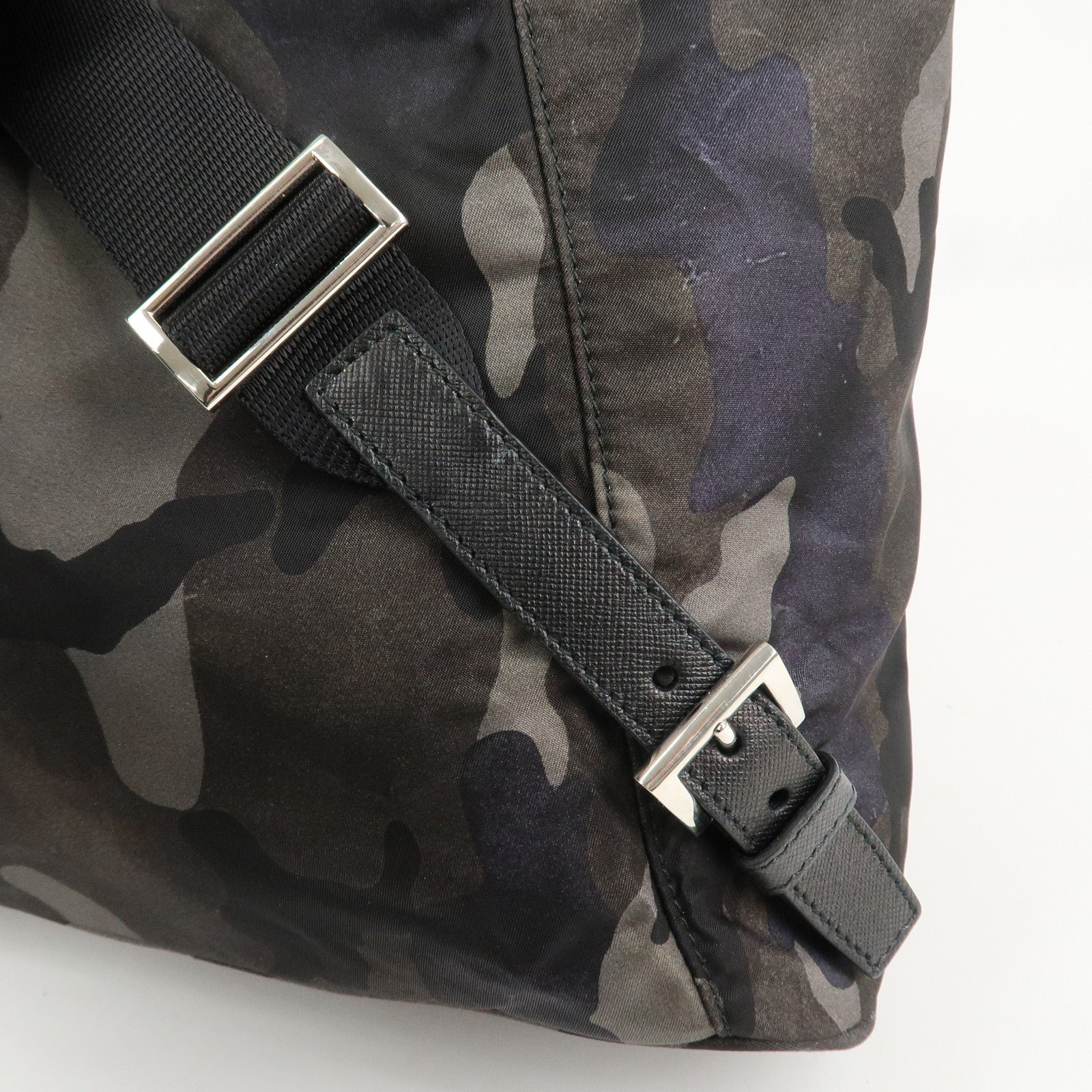 prada triangle logo nylon camouflage backpack ruck sack bz0032 prada triangle logo nylon camouflage backpack ruck sack bz0032