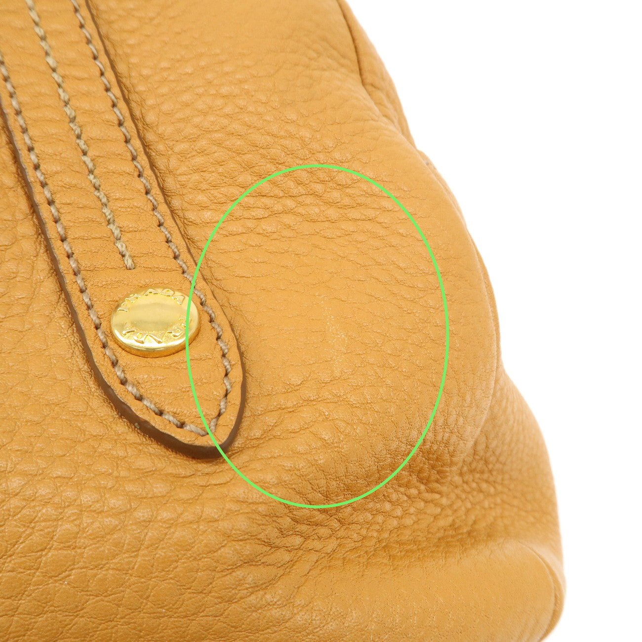 prada logo leather chain shoulder bag boston bag hand bag camel bl0692 used prada logo leather chain shoulder bag boston bag hand bag camel bl0692 used