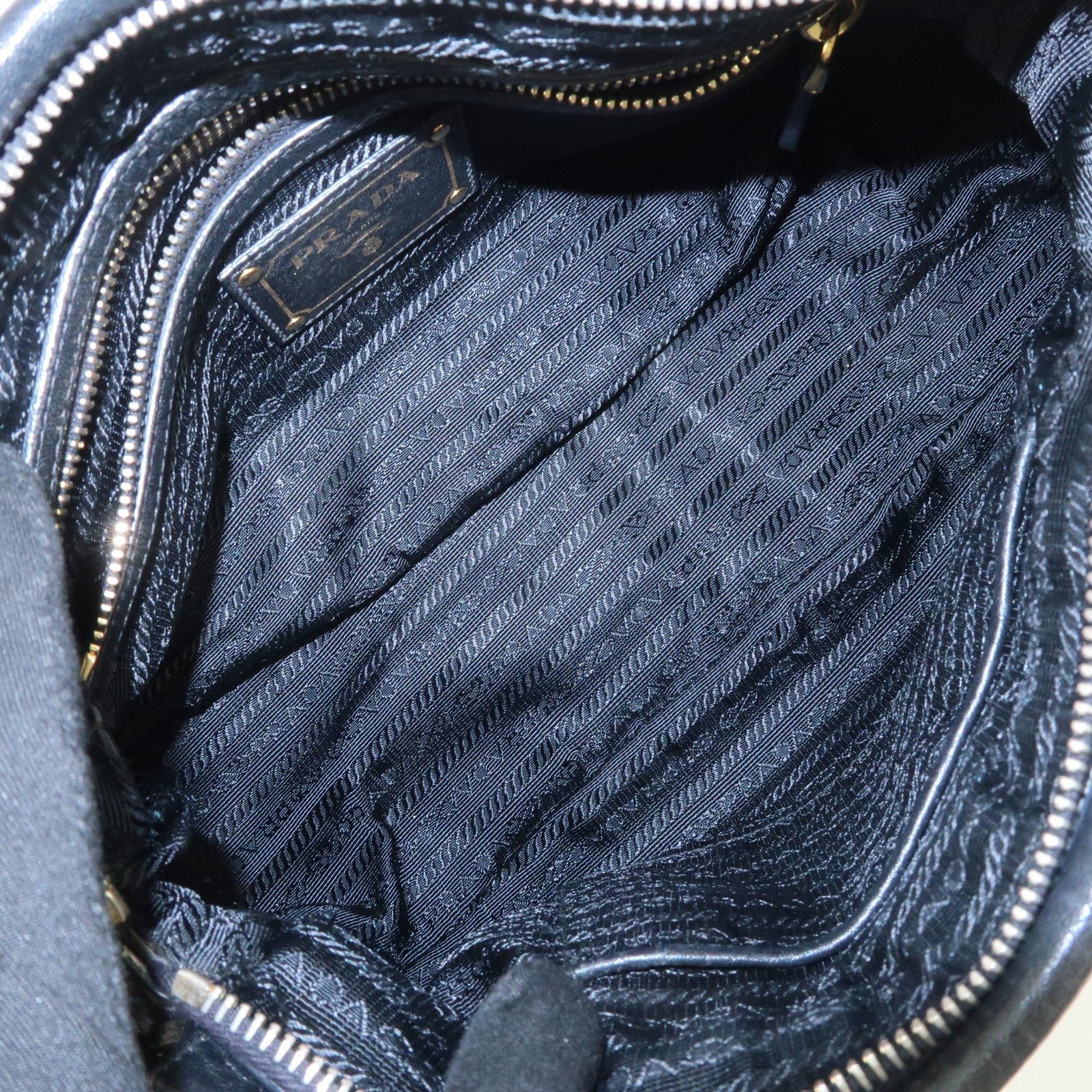 prada nylon leather 2way bag hand bag shoulder bag black bn2032 prada nylon leather 2way bag hand bag shoulder bag black bn2032