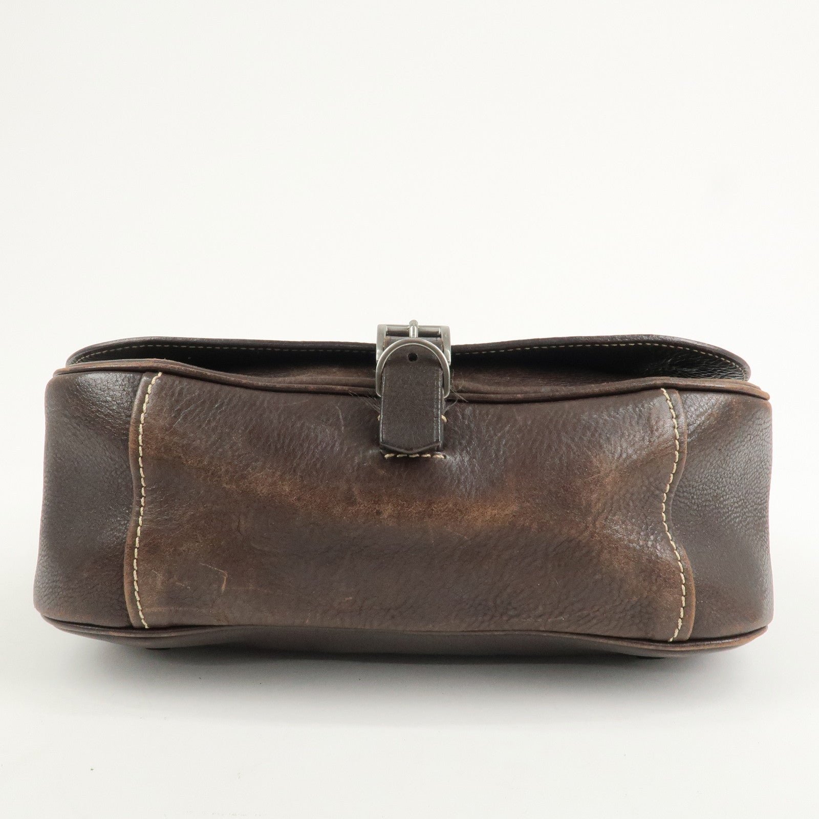 prada logo leather shoulder bag crossbody bag brown prada logo leather shoulder bag crossbody bag brown