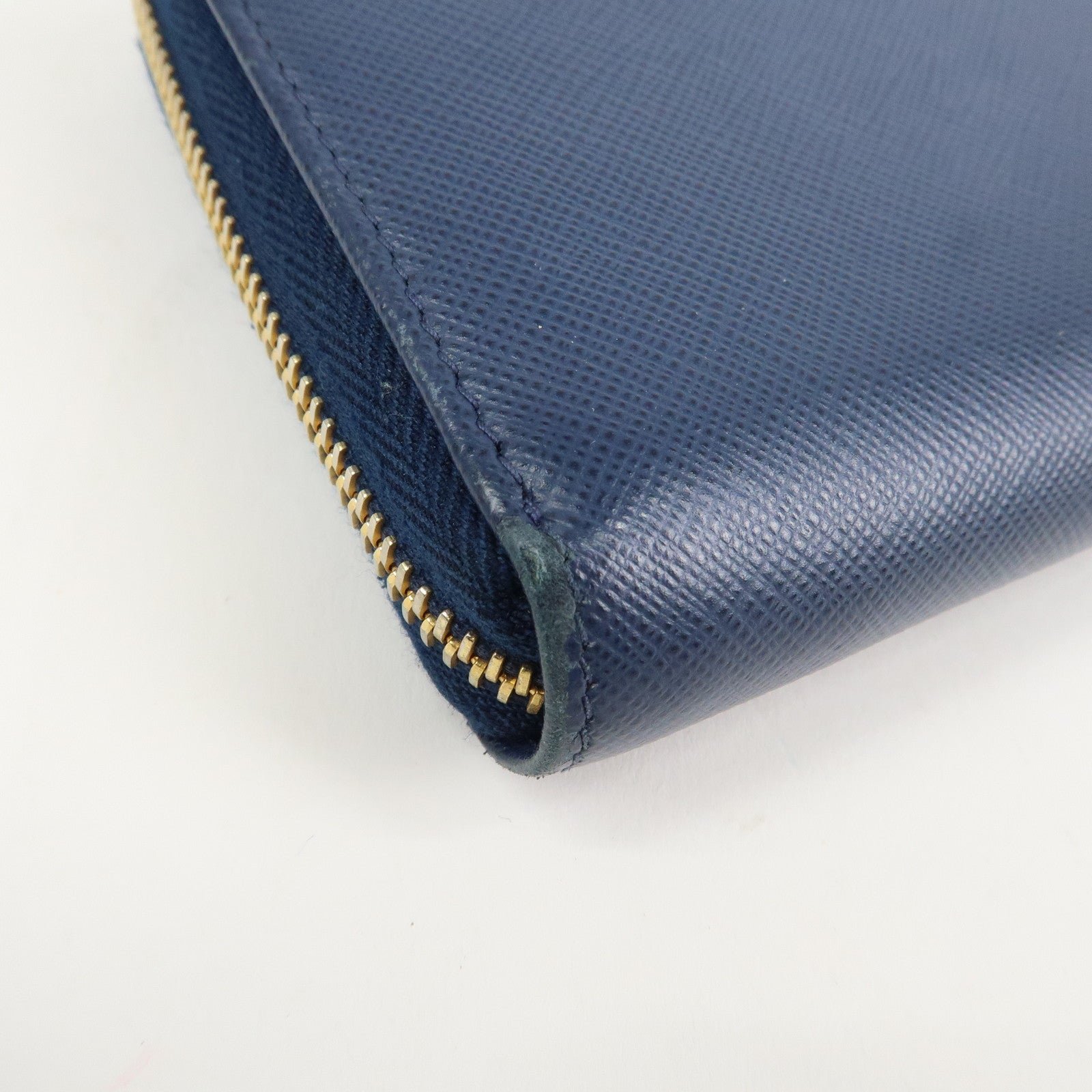 prada triangle logo saffiano leather zippy long wallet navy 1ml506 prada triangle logo saffiano leather zippy long wallet navy 1ml506