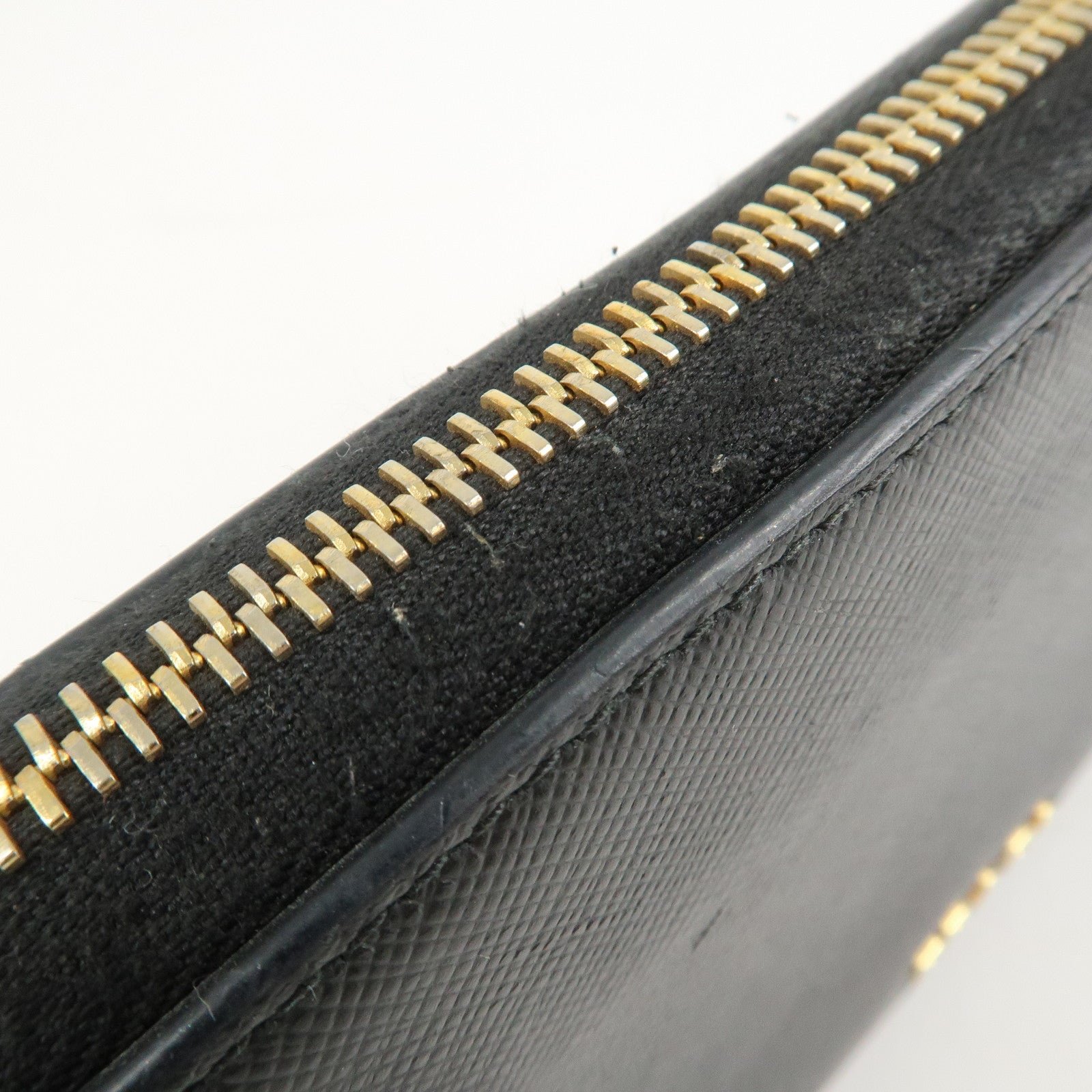 prada logo saffiano leather zippy long wallet black 1ml506 prada logo saffiano leather zippy long wallet black 1ml506