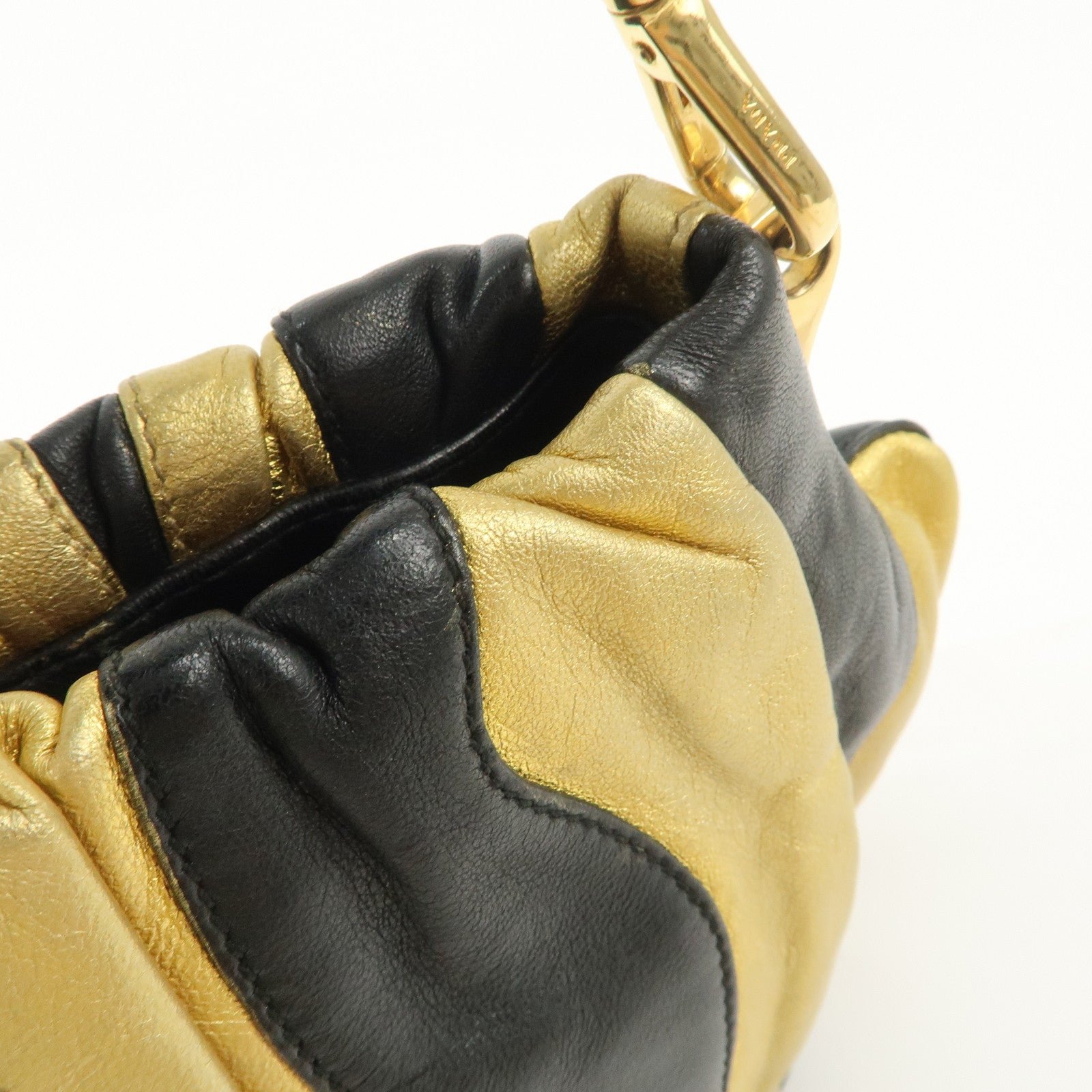 prada leather hand bag black gold hardware prada leather hand bag black gold hardware