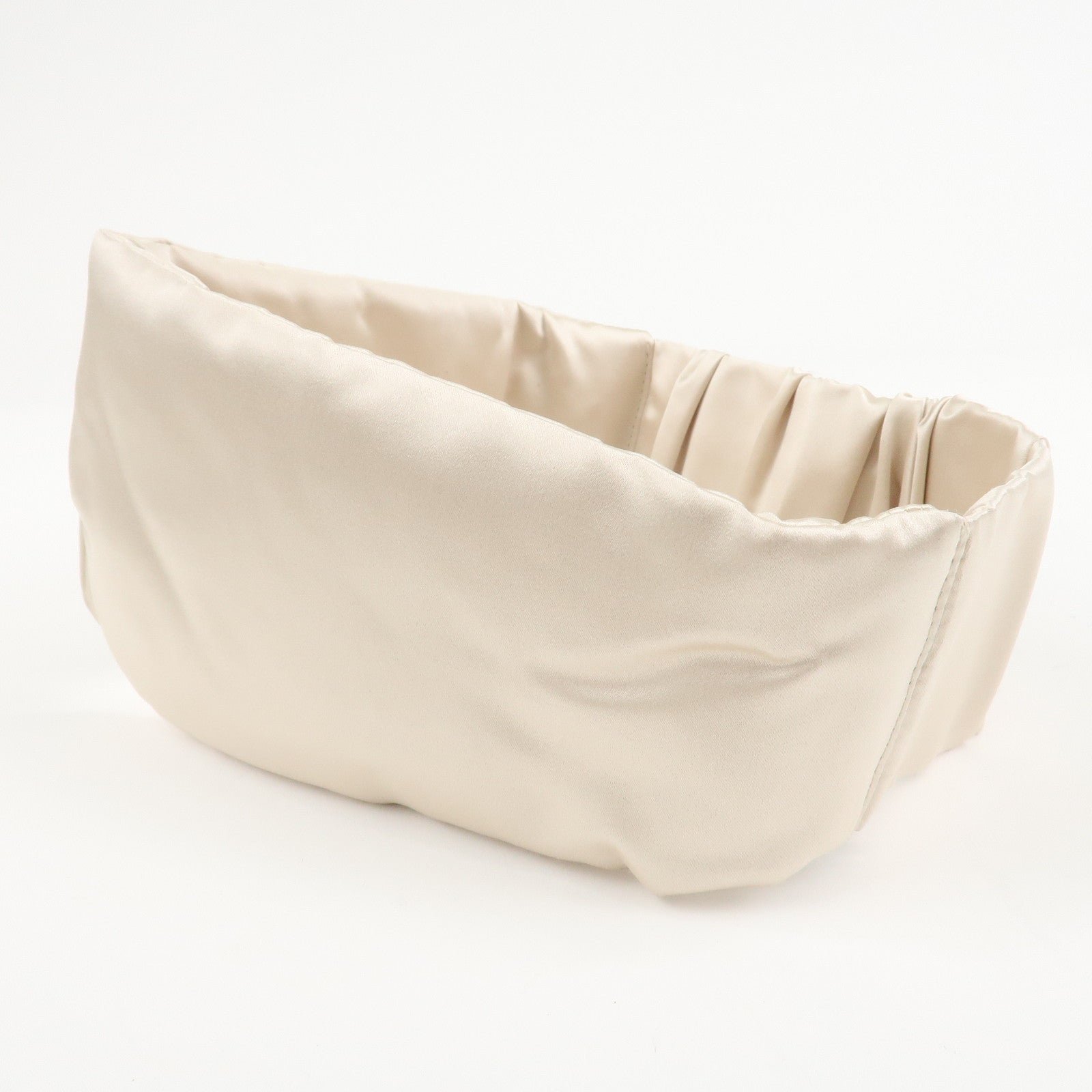 miu miu matelasse leather pouch silk eye mask gold used miu miu matelasse leather pouch silk eye mask gold used