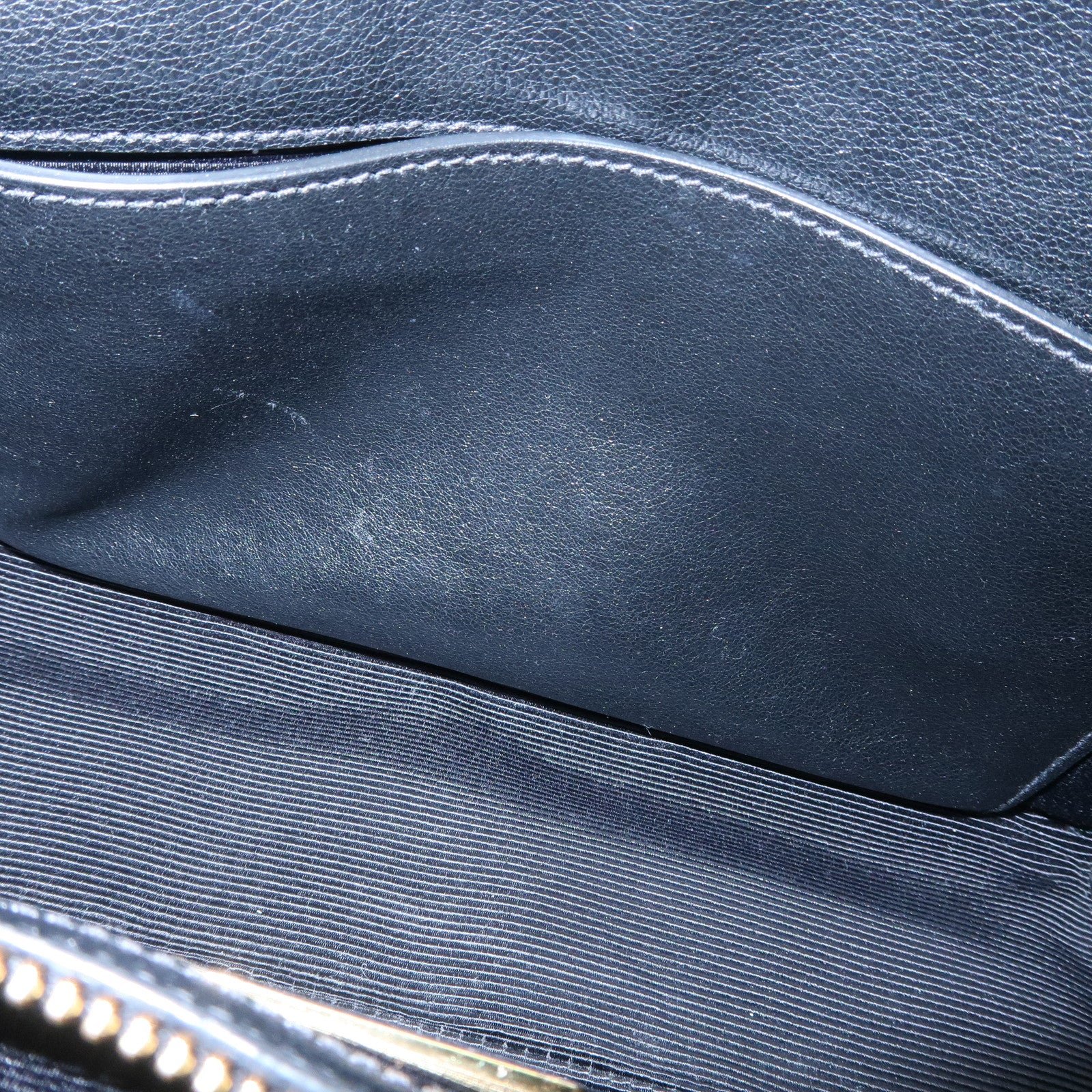 prada leather 2way bag hand bag black gold hardware used prada leather 2way bag hand bag black gold hardware used