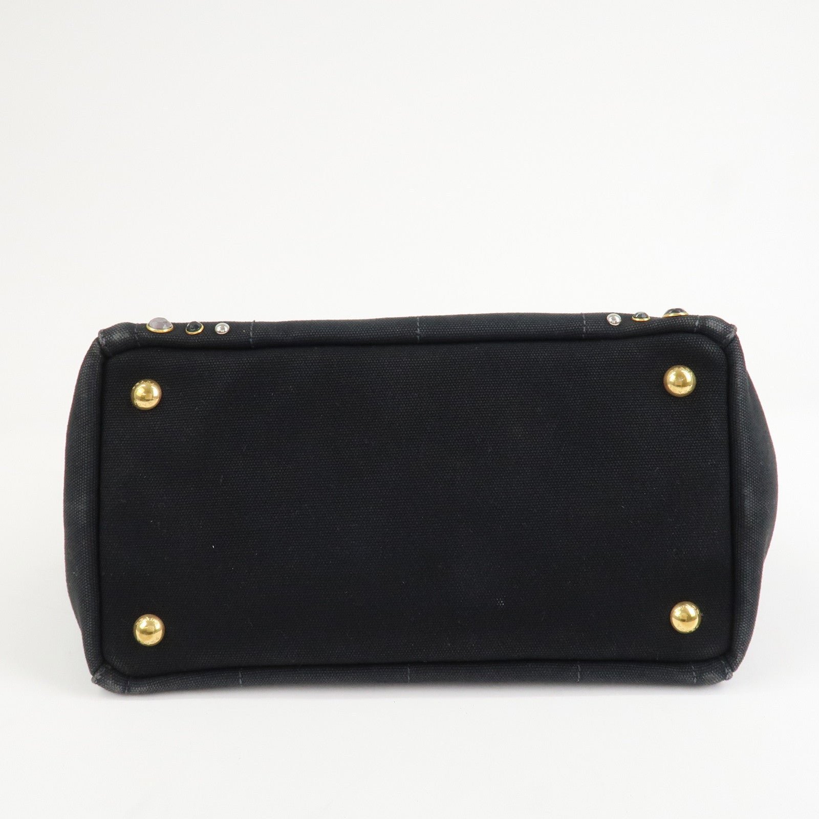 prada triangle logo denim canapa bijoux 2way hand bag black b2642b prada triangle logo denim canapa bijoux 2way hand bag black b2642b