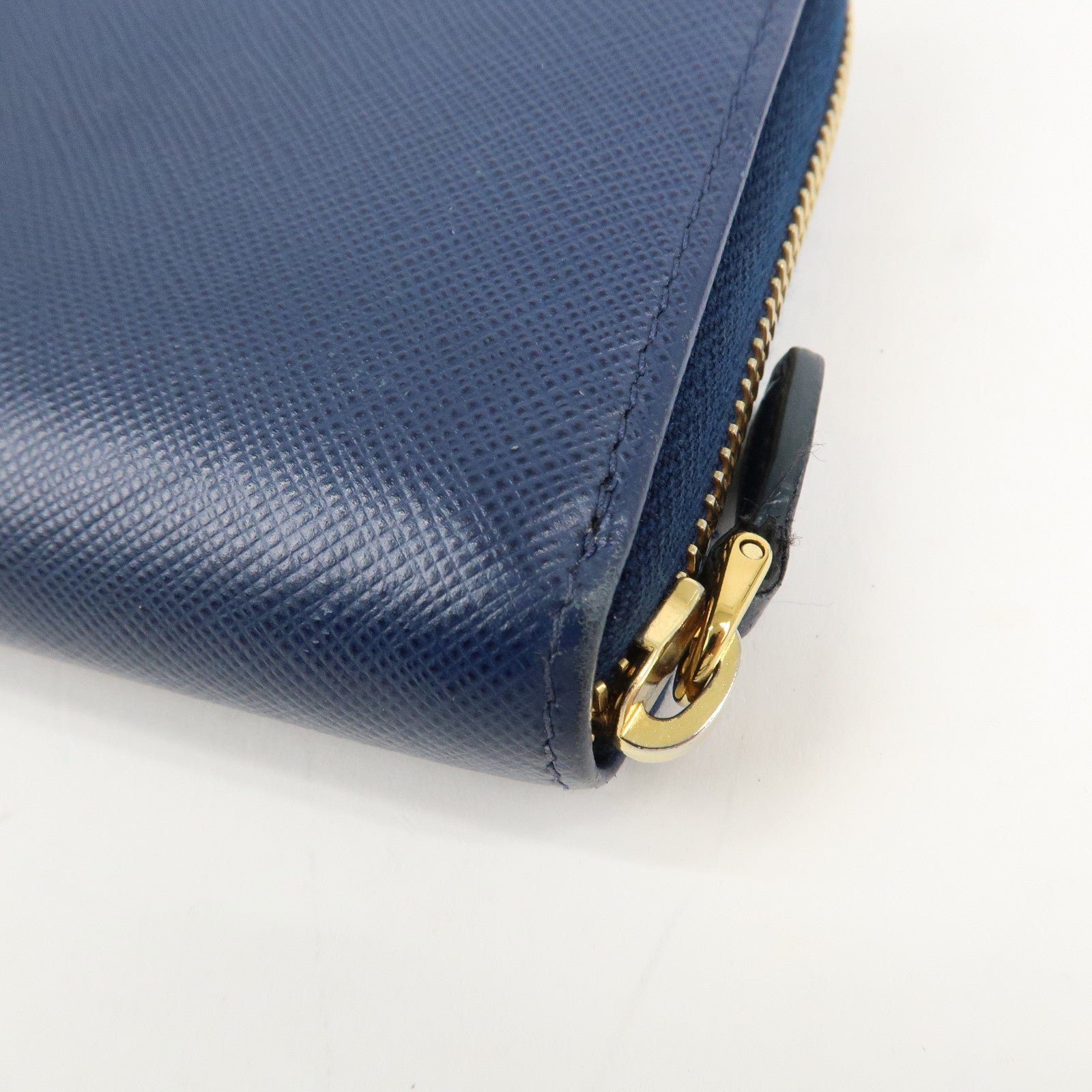 prada triangle logo saffiano leather zippy long wallet navy 1ml506 prada triangle logo saffiano leather zippy long wallet navy 1ml506