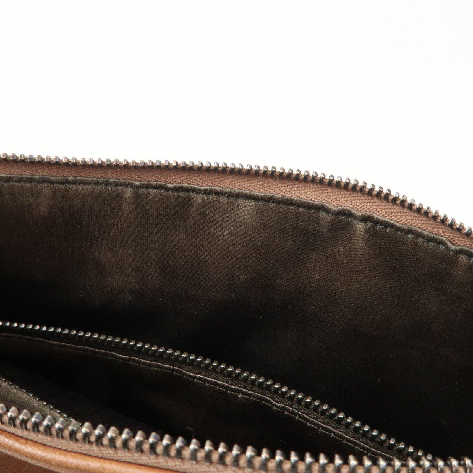 prada triangle logo leather shoulder bag hand bag brown used prada triangle logo leather shoulder bag hand bag brown used