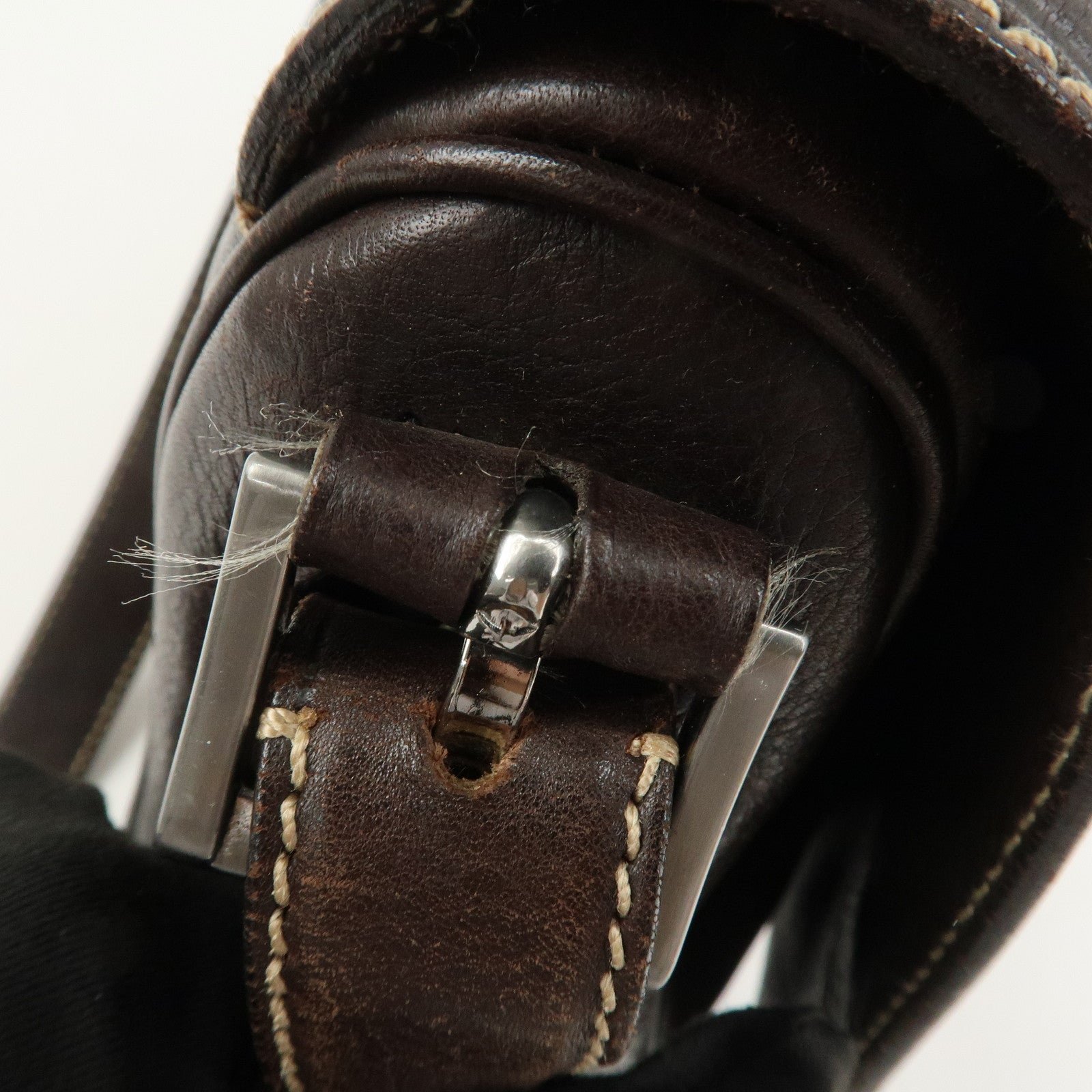 prada logo leather shoulder bag crossbody bag brown prada logo leather shoulder bag crossbody bag brown