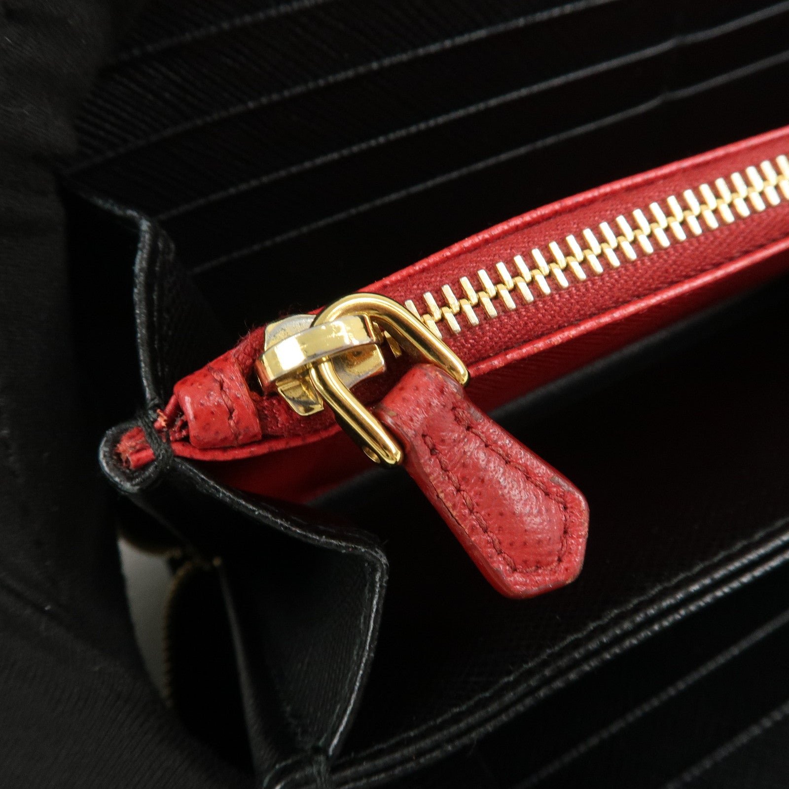 prada logo saffiano leather zippy long wallet black 1ml506 prada logo saffiano leather zippy long wallet black 1ml506