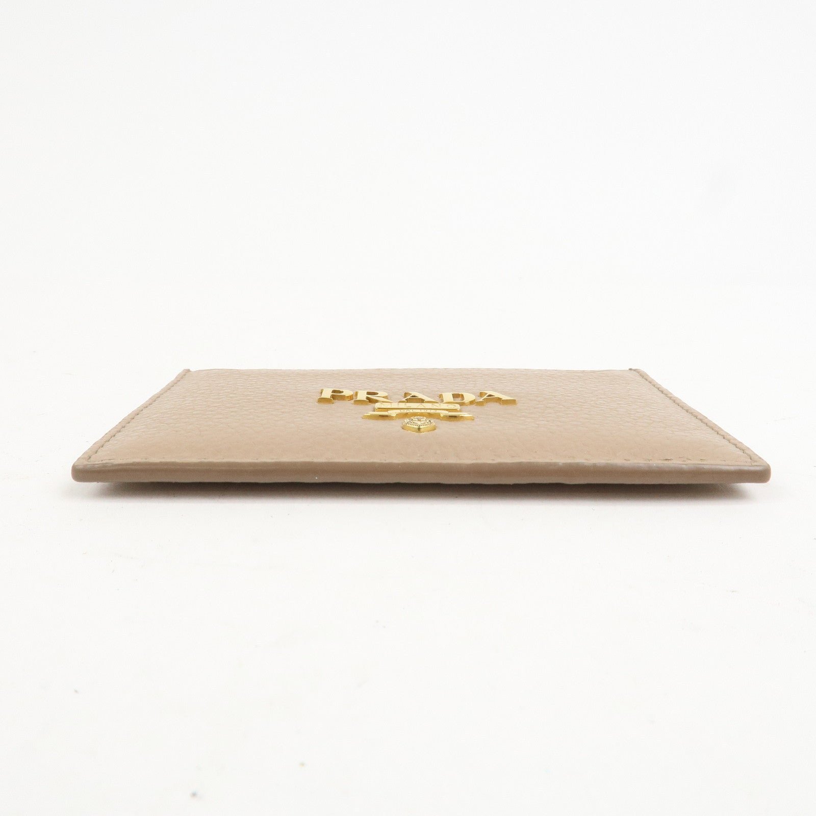 prada leather card case card holder beige 1mc208 prada leather card case card holder beige 1mc208