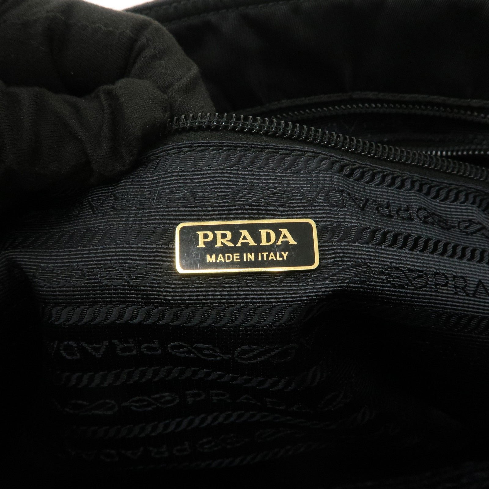 prada nylon leather hand bag black gold hardware 1ba084 prada nylon leather hand bag black gold hardware 1ba084