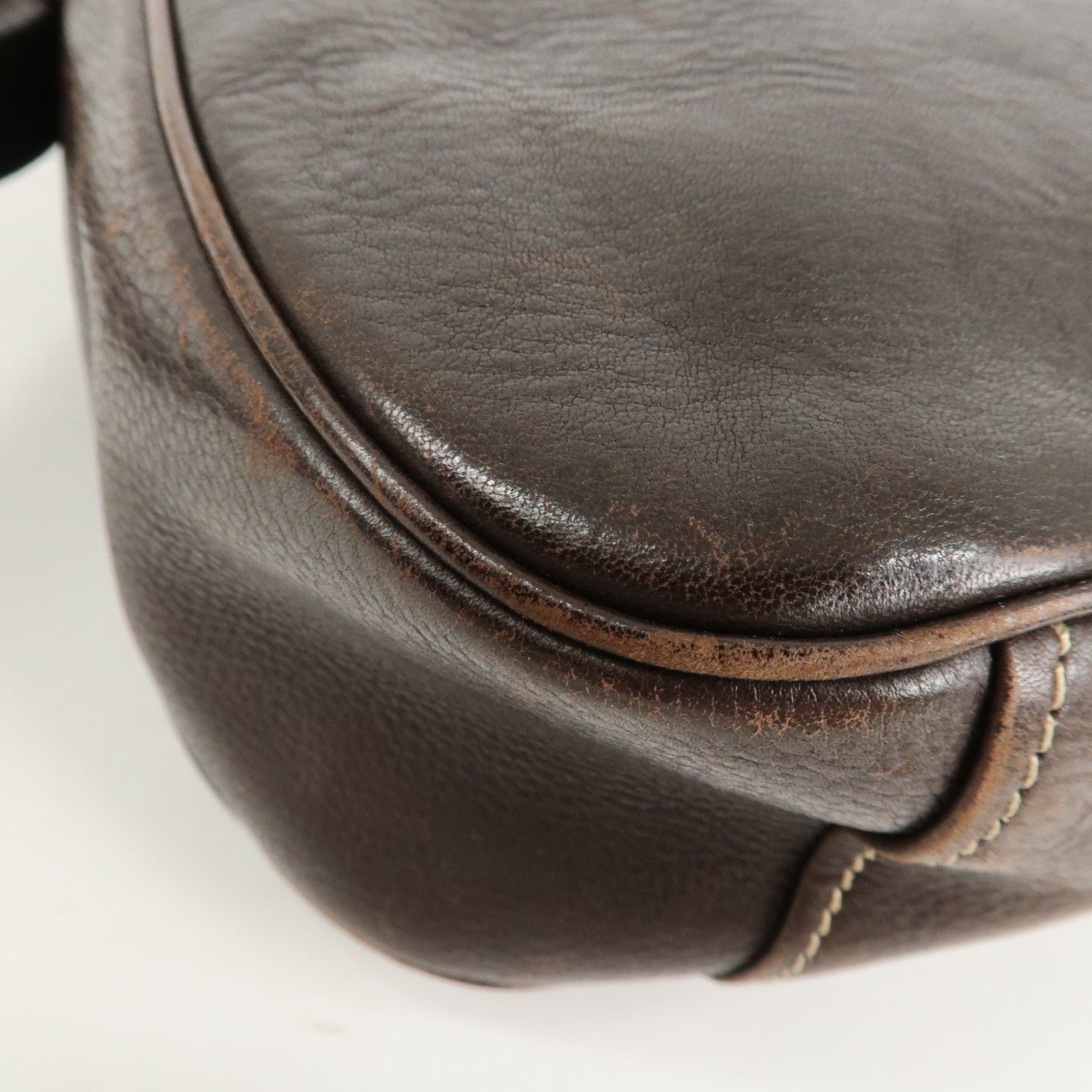 prada logo leather shoulder bag crossbody bag brown prada logo leather shoulder bag crossbody bag brown