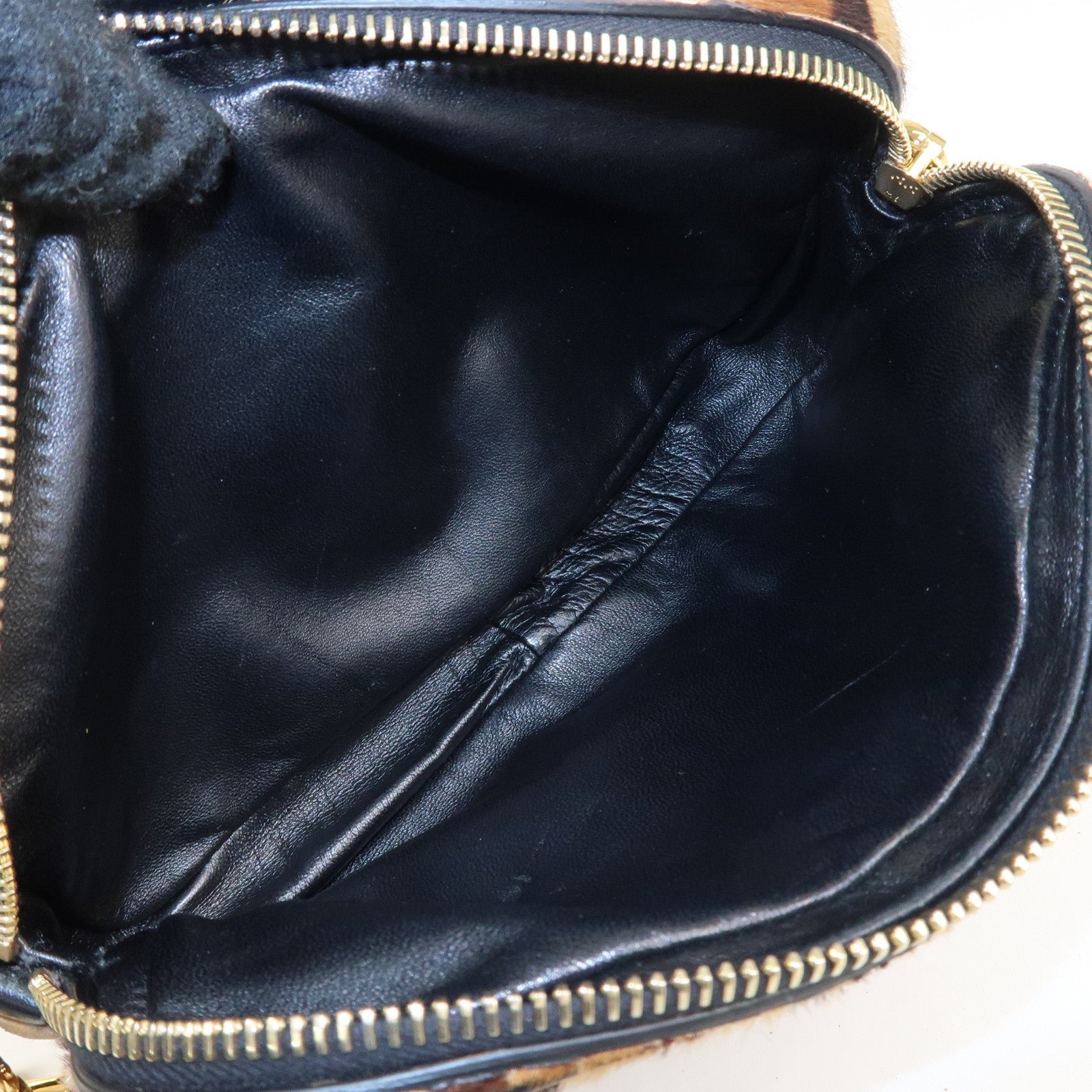 miu miu unborn calf leather shoulder bag beige brown used miu miu unborn calf leather shoulder bag beige brown used