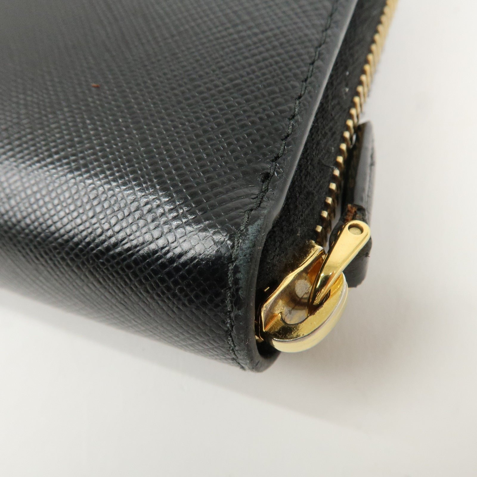 prada logo saffiano leather zippy long wallet black 1ml506 prada logo saffiano leather zippy long wallet black 1ml506