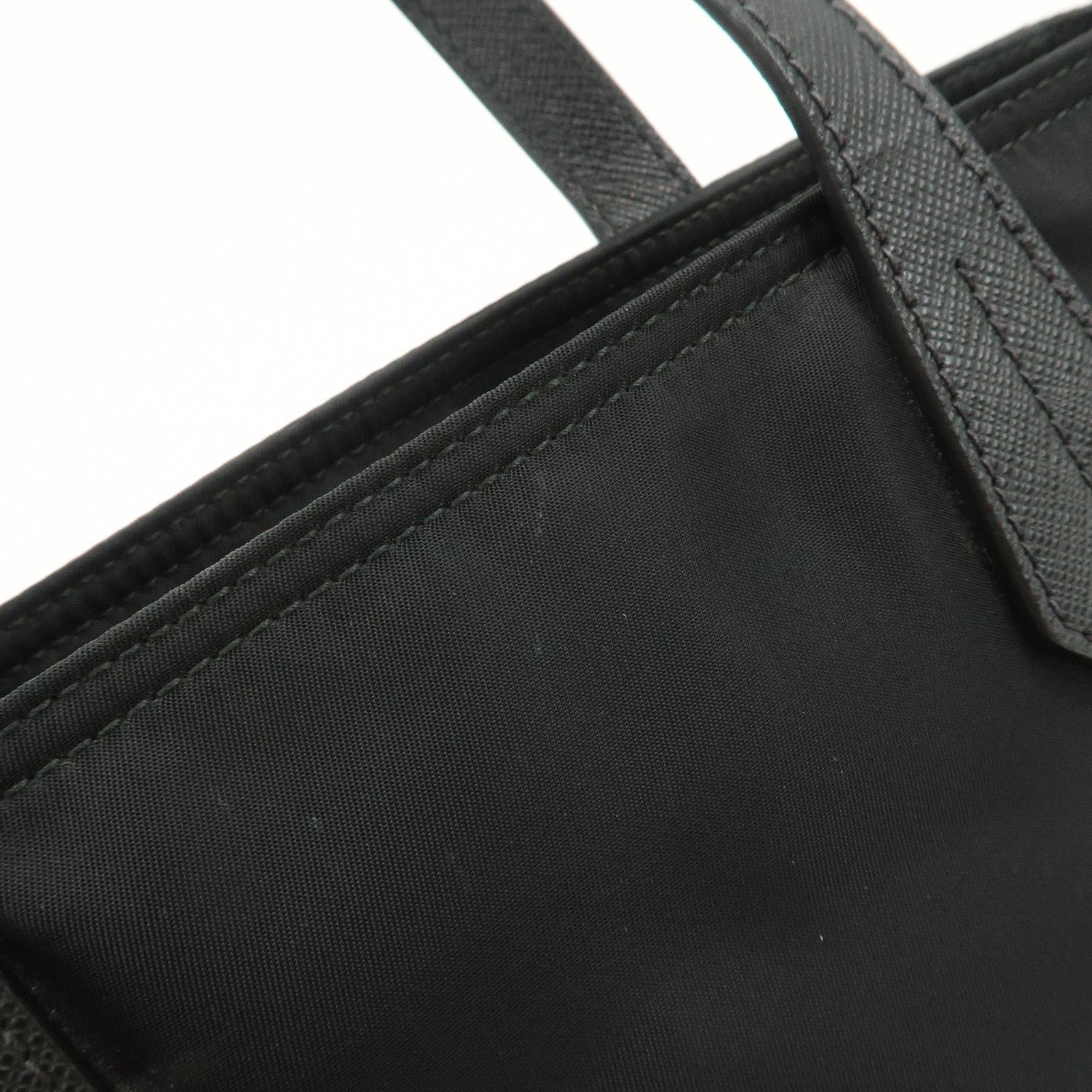 prada nylon leather hand bag black gold hardware 1ba084 prada nylon leather hand bag black gold hardware 1ba084