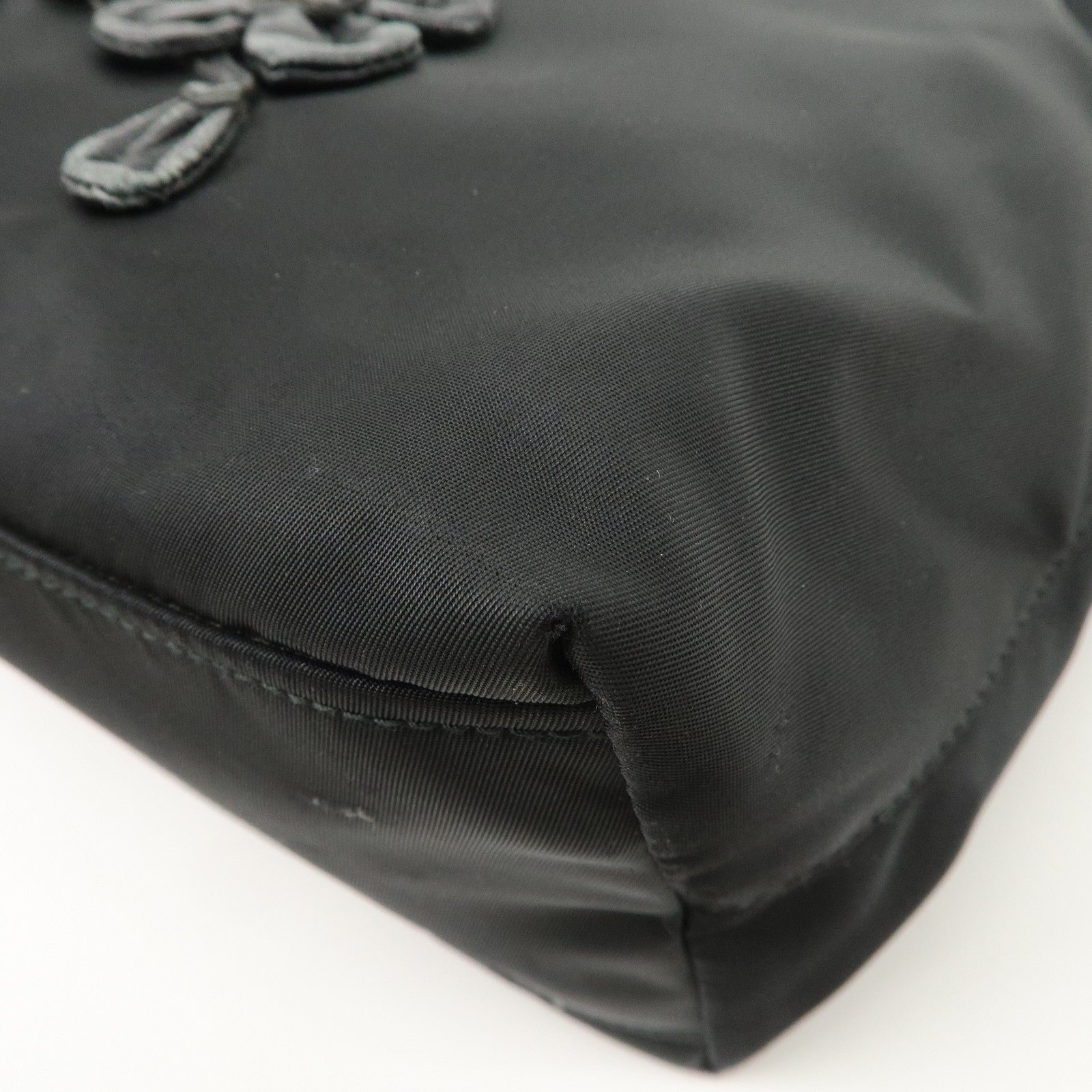 prada nylon leather hand bag black gold hardware 1ba084 prada nylon leather hand bag black gold hardware 1ba084
