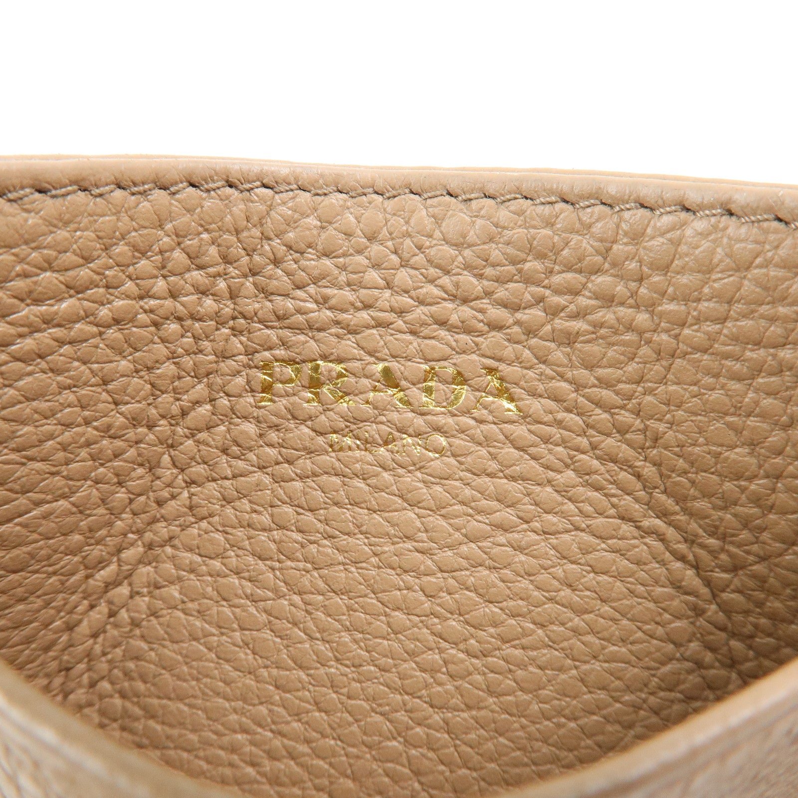 prada leather card case card holder beige 1mc208 prada leather card case card holder beige 1mc208