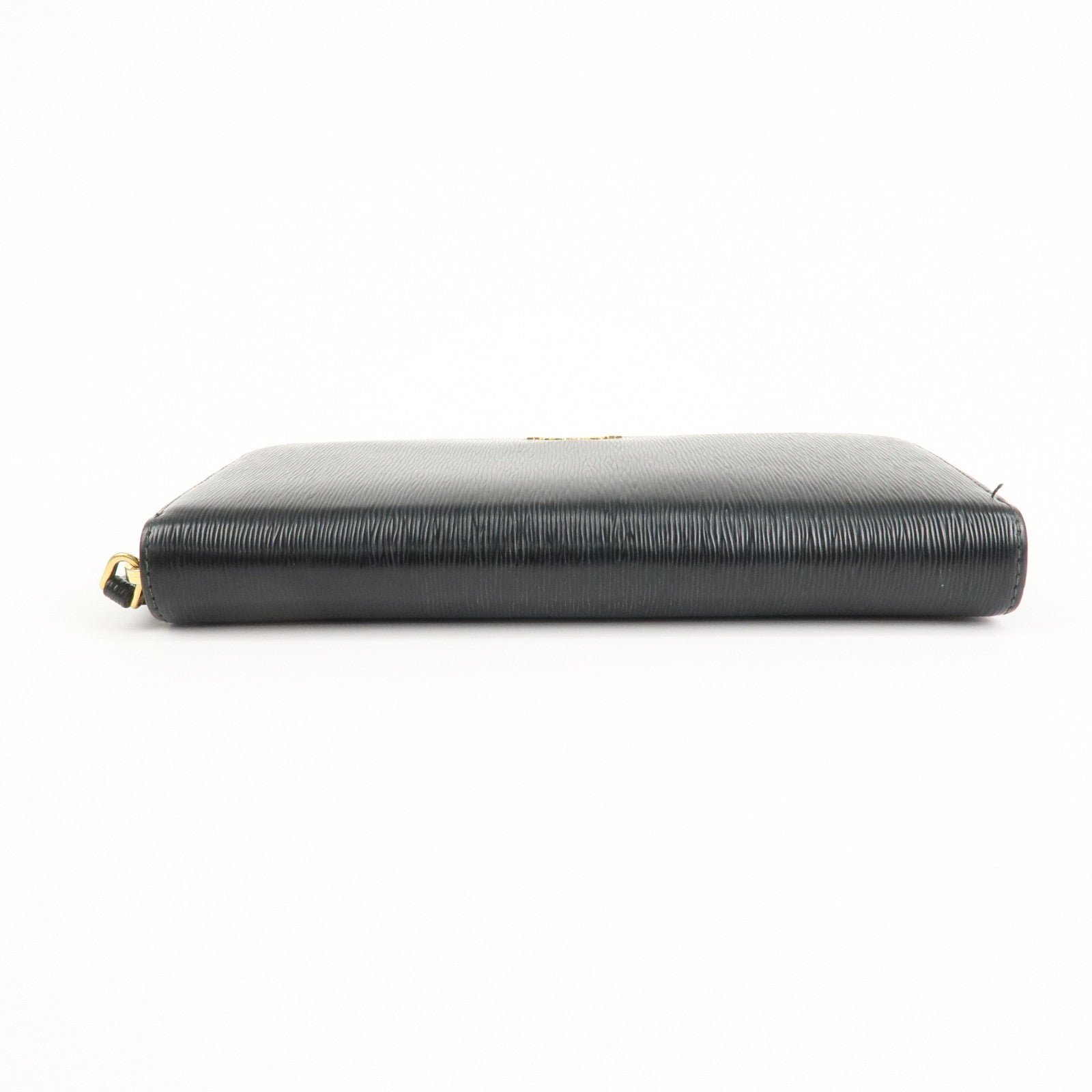 prada vitello move leather round zippy wallet black 1ml506 used prada vitello move leather round zippy wallet black 1ml506 used