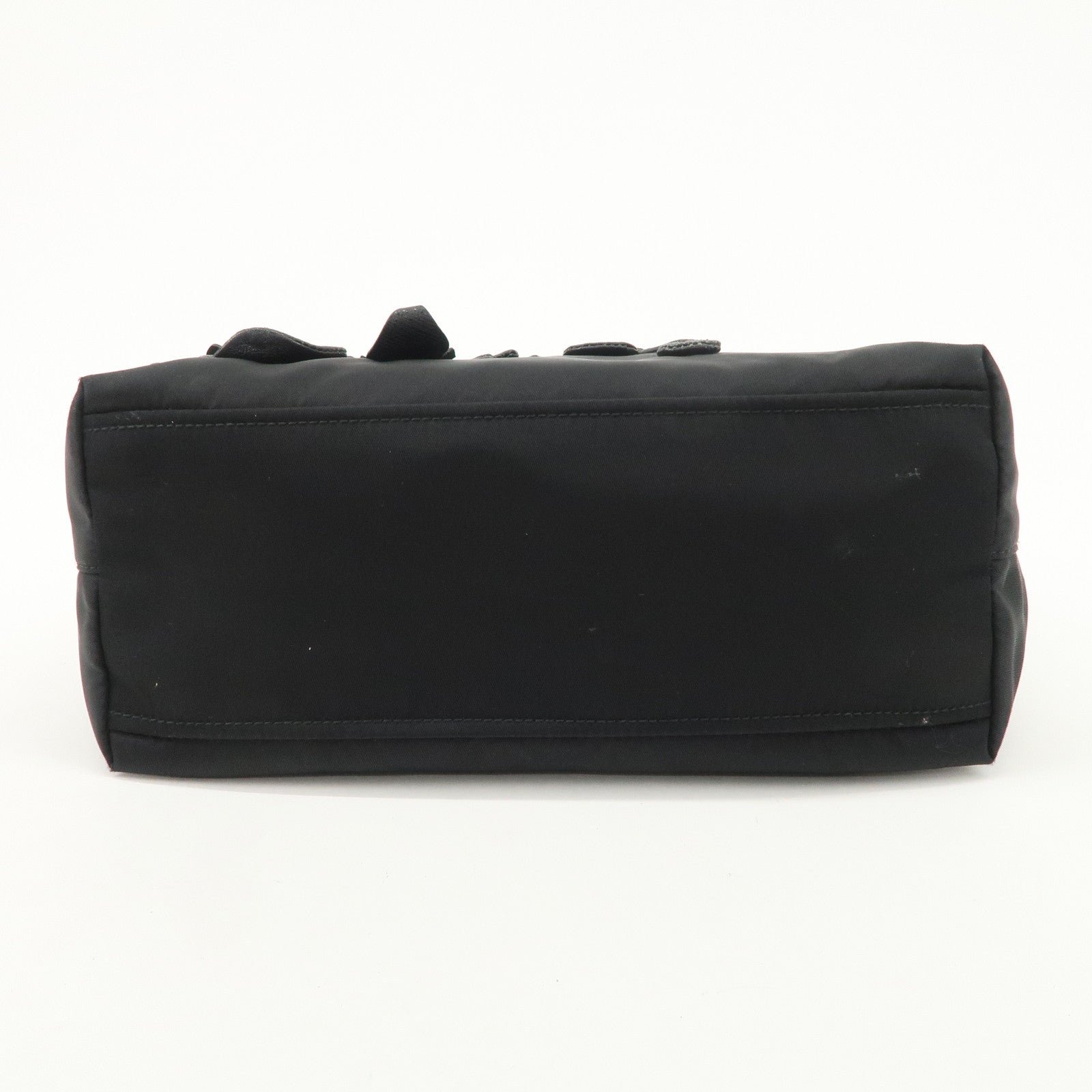 prada nylon leather hand bag black gold hardware 1ba084 prada nylon leather hand bag black gold hardware 1ba084