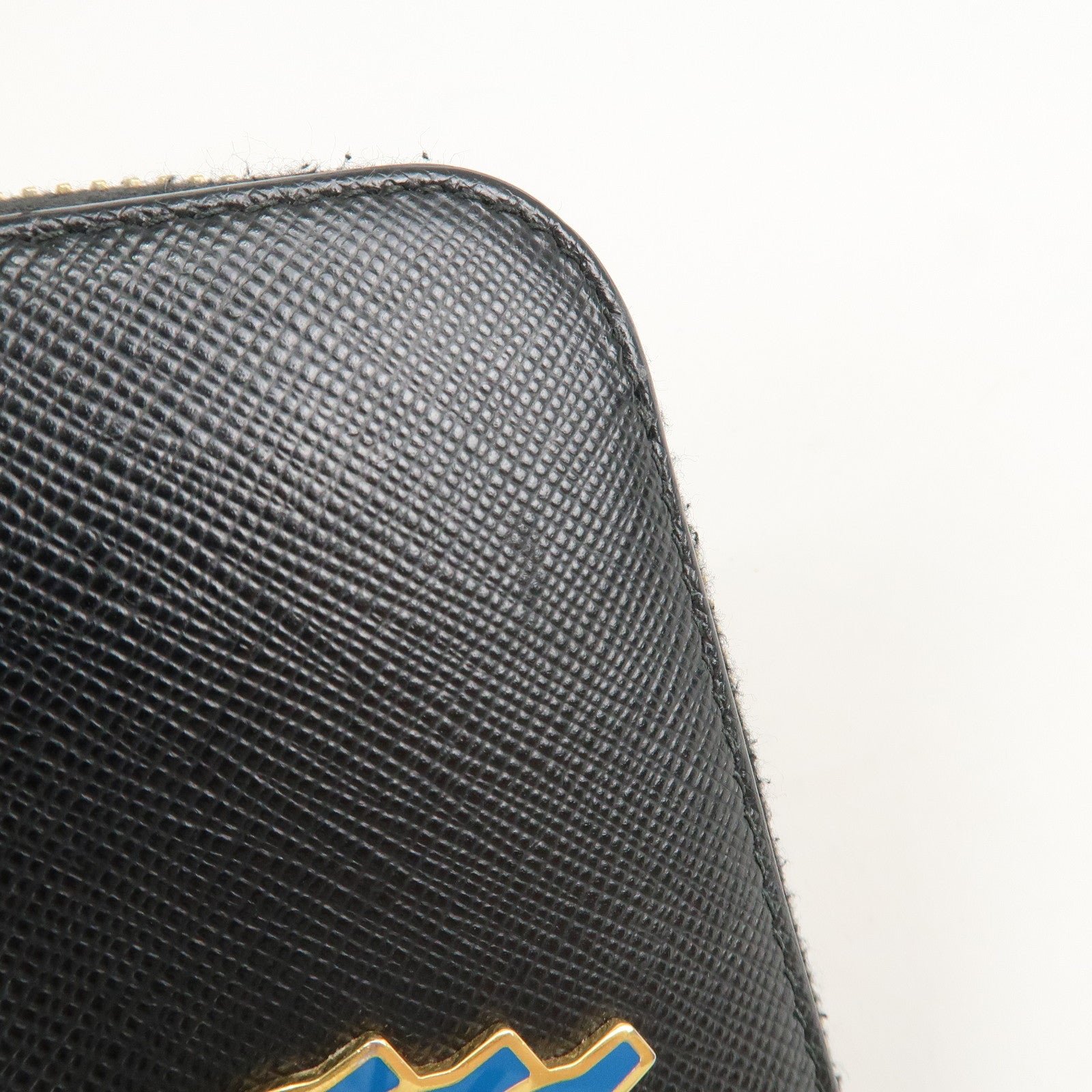 prada logo saffiano leather zippy long wallet black 1ml506 prada logo saffiano leather zippy long wallet black 1ml506