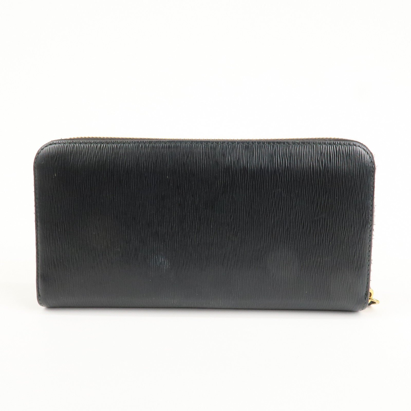 prada vitello move leather round zippy wallet black 1ml506 used prada vitello move leather round zippy wallet black 1ml506 used