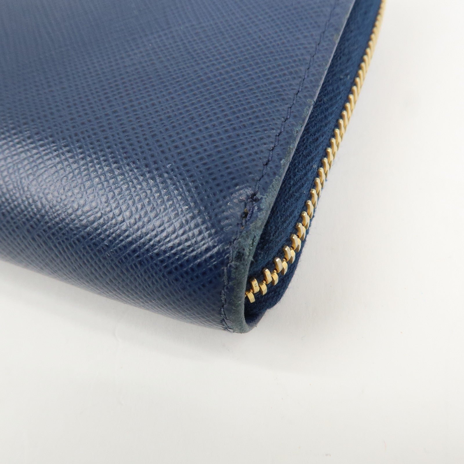 prada triangle logo saffiano leather zippy long wallet navy 1ml506 prada triangle logo saffiano leather zippy long wallet navy 1ml506