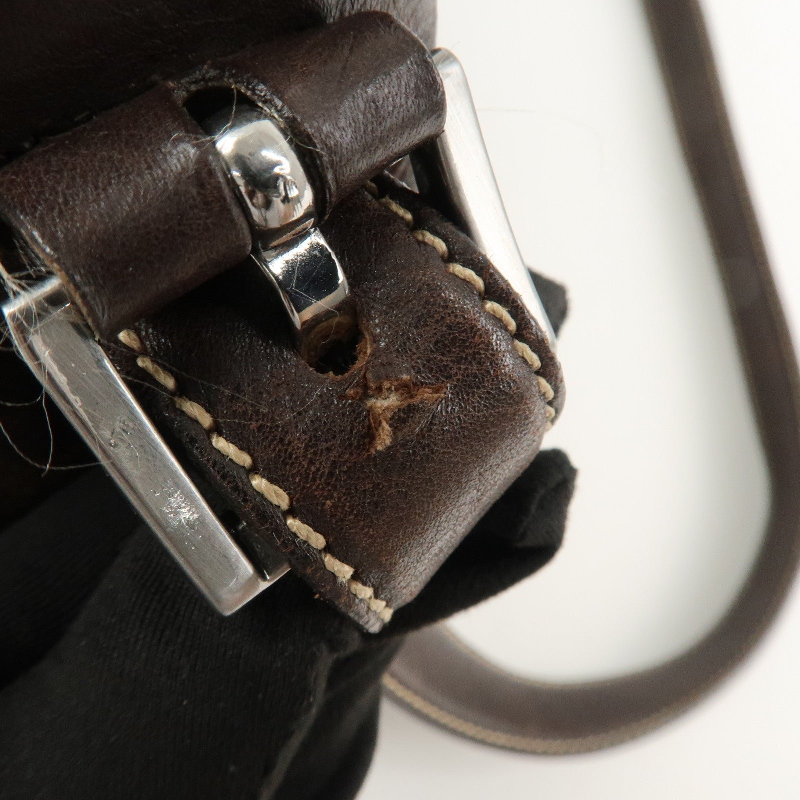 prada logo leather shoulder bag crossbody bag brown prada logo leather shoulder bag crossbody bag brown