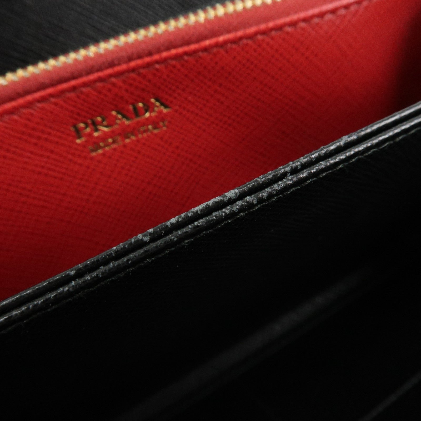 prada logo saffiano leather zippy long wallet black 1ml506 prada logo saffiano leather zippy long wallet black 1ml506
