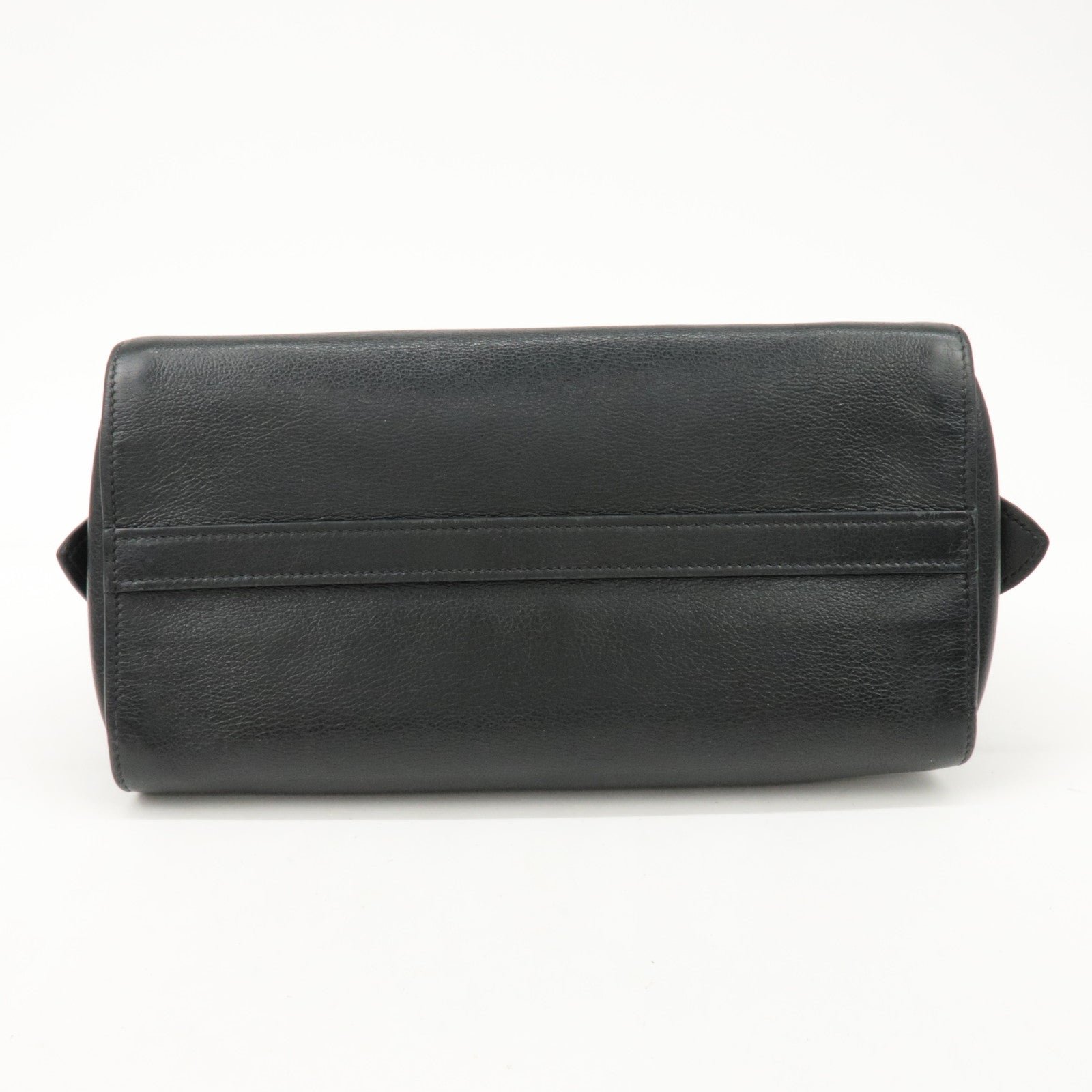prada leather 2way bag shoulder hand bag black gold used prada leather 2way bag shoulder hand bag black gold used