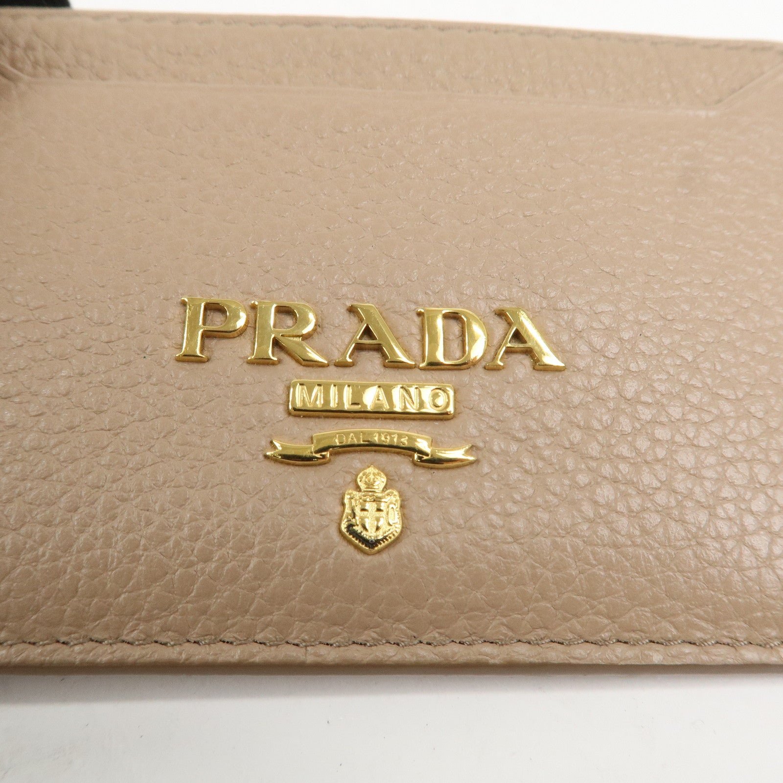 prada leather card case card holder beige 1mc208 prada leather card case card holder beige 1mc208