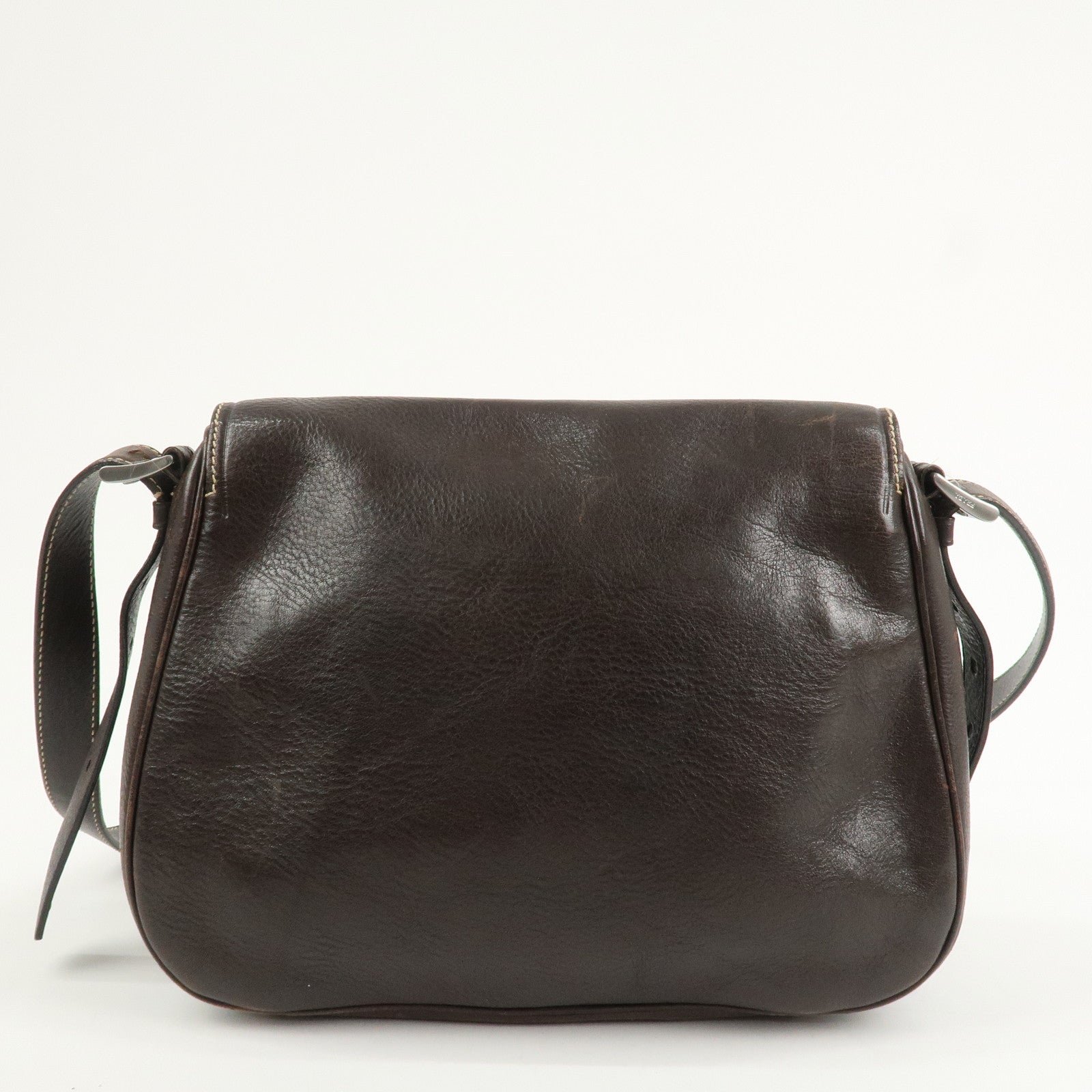 prada logo leather shoulder bag crossbody bag brown prada logo leather shoulder bag crossbody bag brown
