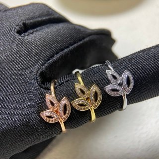 lily cluster diamond ring, small lily cluster diamond ring, small