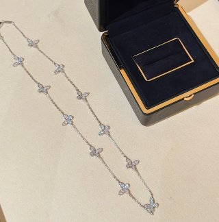 classic butterfly petite diamond necklace classic butterfly petite diamond necklace