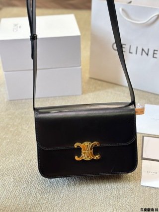 teen triomphe bag in shiny calfskin teen triomphe bag in shiny calfskin