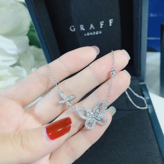 double butterfly silhouette diamond pendant double butterfly silhouette diamond pendant