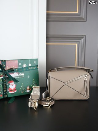 small puzzle edge bag in soft grained calfskin small puzzle edge bag in soft grained calfskin
