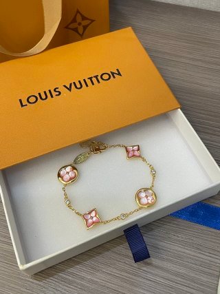 color blossom bb star andsun multi motif bracelet, rose gold, pink mother of pearl and diamonds color blossom bb star andsun multi motif bracelet, rose gold, pink mother of pearl and diamonds