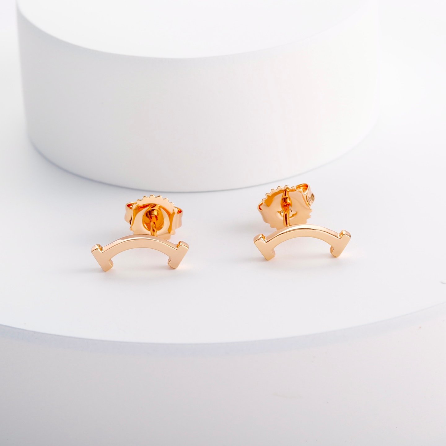 tiffany t smile mini earrings in white gold tiffany t smile mini earrings in white gold