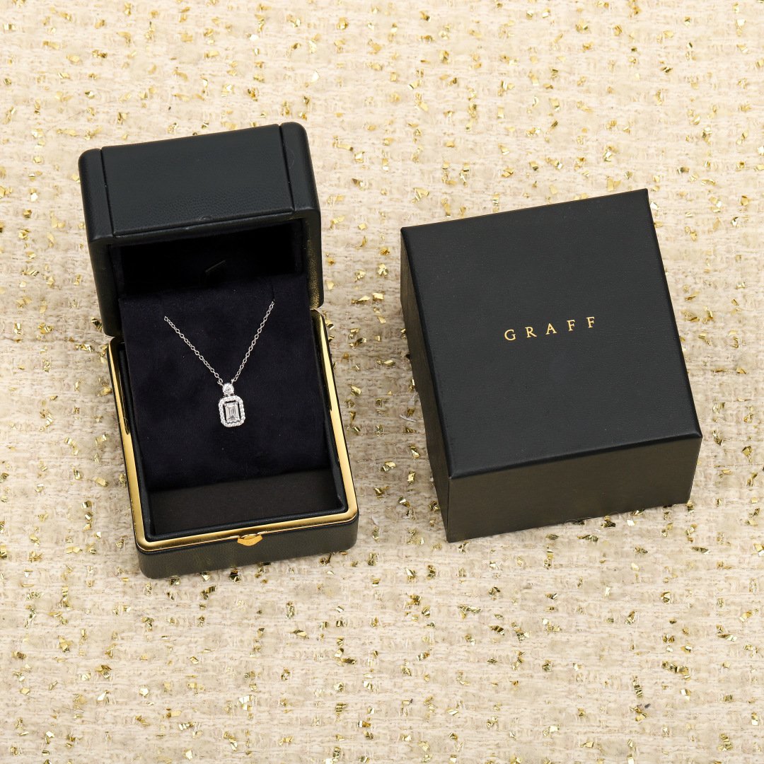 constellation emerald cut diamond pendant constellation emerald cut diamond pendant