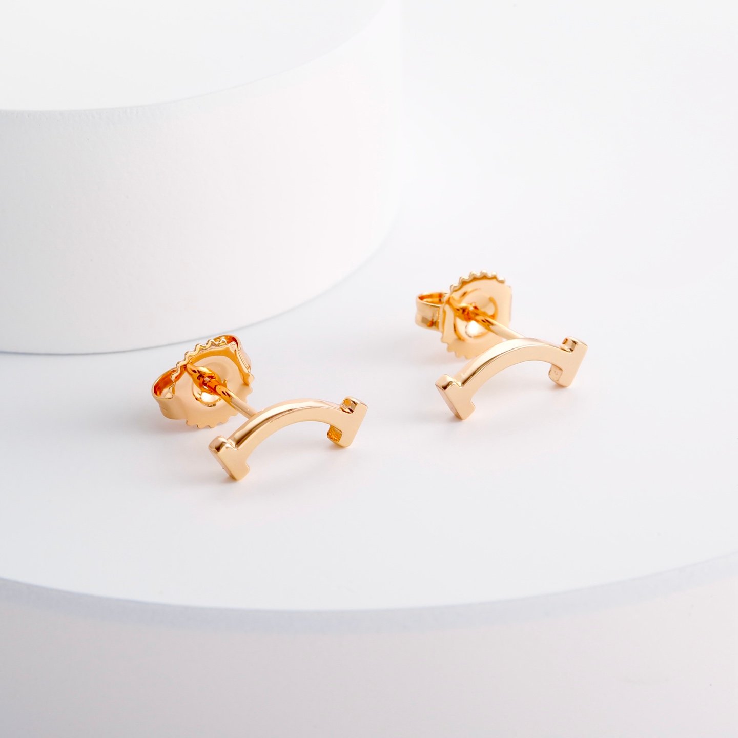 tiffany t smile mini earrings in white gold tiffany t smile mini earrings in white gold