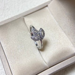 lily cluster diamond ring, small lily cluster diamond ring, small