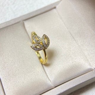 lily cluster diamond ring, small lily cluster diamond ring, small