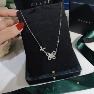 double butterfly silhouette diamond pendant double butterfly silhouette diamond pendant